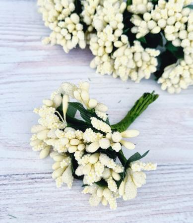 Добавка з тичинками світло лимонна