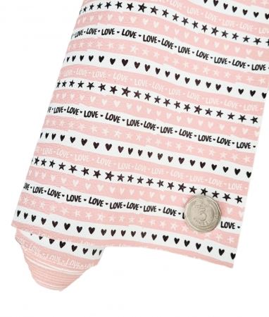 Еко шкіра "Love", розмір 19,5х15см