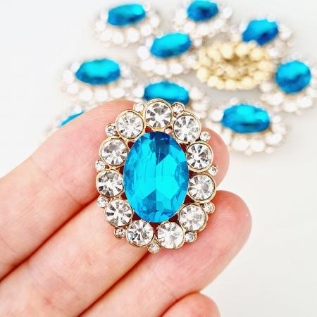 Стразова серединка (пришивна)