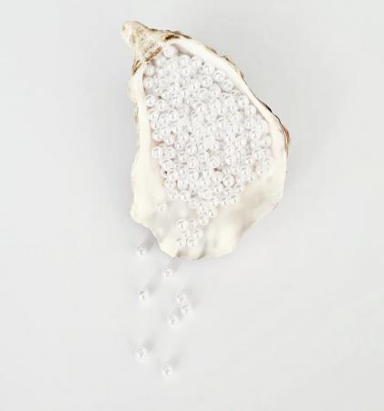 Намистини (перлини) 4мм білого кольору (130шт)