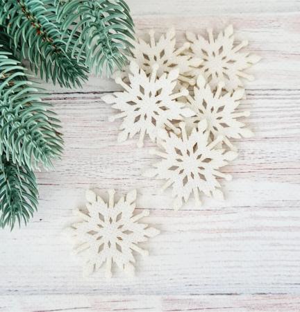 Сніжинки глітерні