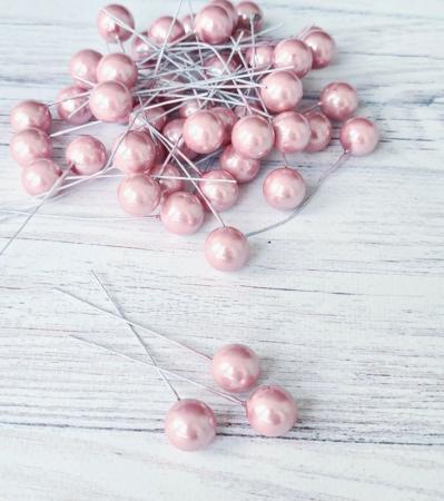 Кульки на проволці рожевого кольору