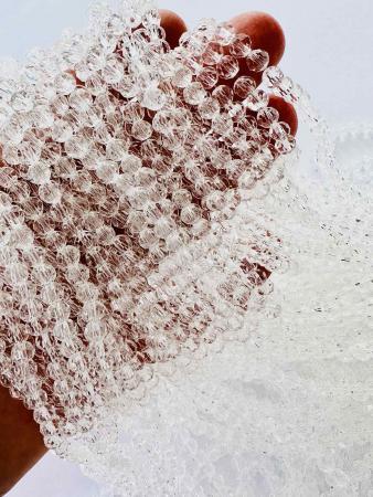 Кришталеві намистини прозорі 4,1х5,1мм (Рондель)