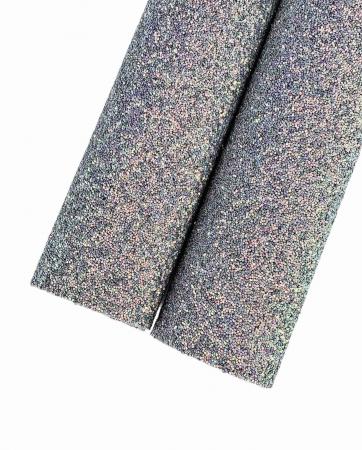 Глітер "Цукровий" колір сірий, розмір 20х17см