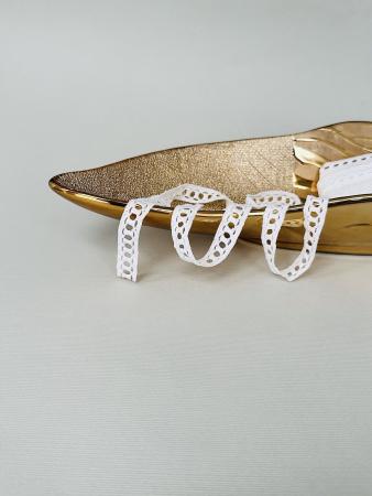 Мереживо макраме білого кольору 1,5 см