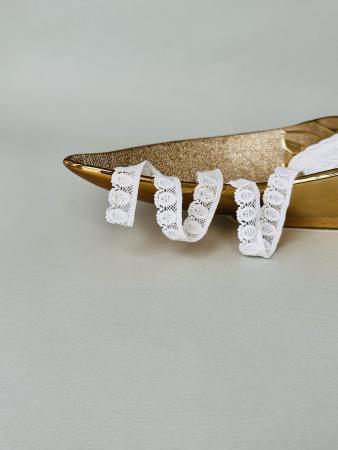 Мереживо макраме білого кольору 2 см