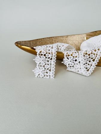Мереживо макраме білого кольору 5 см
