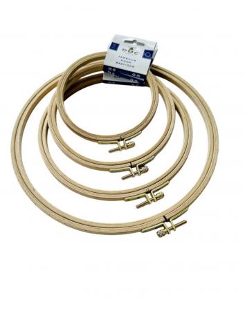 П'яльці дерев'яні (бук) DMC круглі