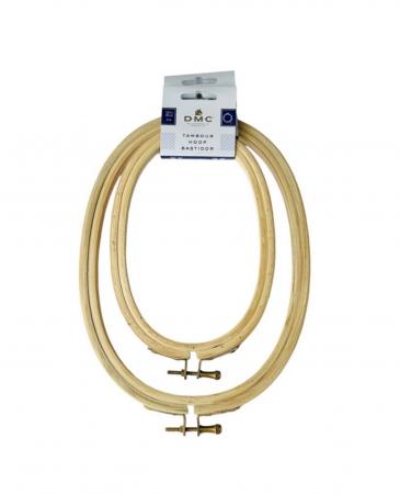 П'яльці-рамка форма овал дерев"яні (бук) DMC