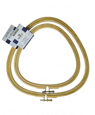 П'яльці-рамка трикутної форми дерев"яні (бук) DMC