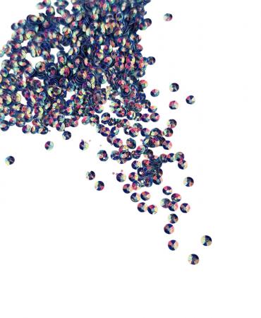 Паєтка випукла 4мм фіолетового кольору "хамелеон"