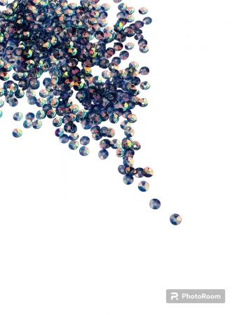 Паєтка випукла 4мм бузкового кольору "хамелеон"