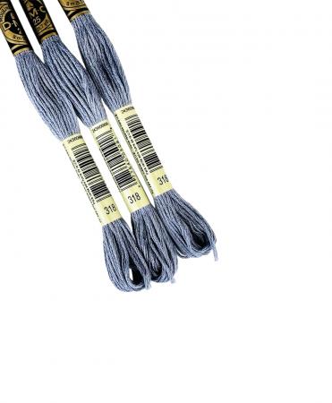 Нитки муліне DMC 318 (арт.117)