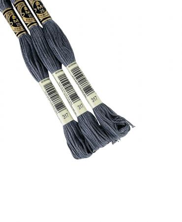 Нитки муліне DMC 317 (арт.117)