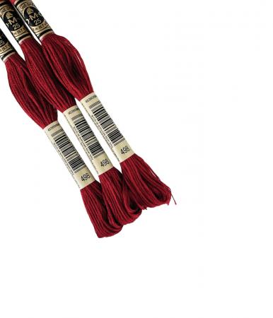 Нитки муліне DMC 498. (арт.117)