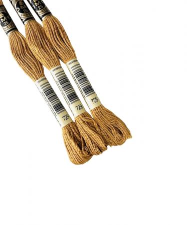 Нитки муліне DMC 729 (арт.117)