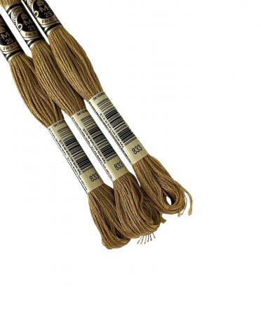 Нитки муліне DMC 833 (арт.117)