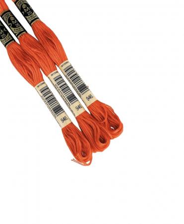 Нитки муліне DMC 946. (арт.117)