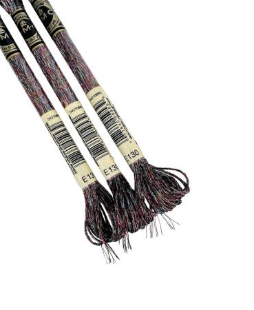 Нитки муліне металізовані DMC E130 (арт.317W)