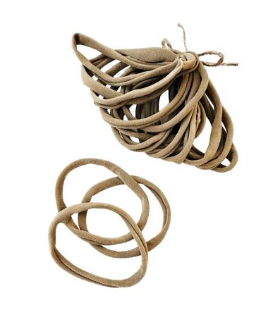 Пов'язка на голову One Size кофейного кольору