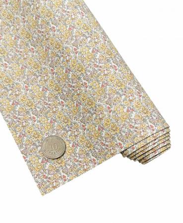 Еко шкіра "Дрібні квіти", розмір 19,5х15см