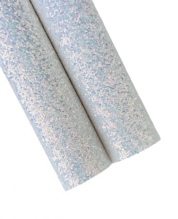 Глітер "Цукровий" білого "хамелеон" кольору, розмір 20х15см 