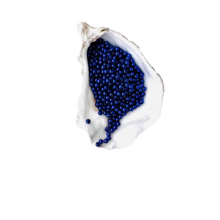 Намистини (перлини) 3мм синього кольору (150шт)