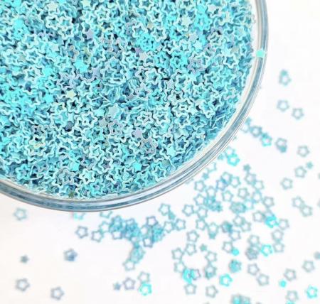 Наповнювач "Зірочка" блакитного "хамелеон" кольору