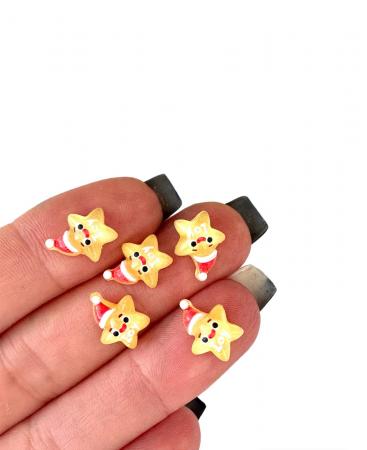 Міні кабашон "Зірочка" 1,3х1см