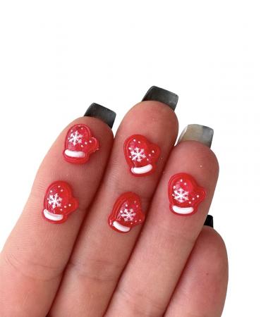 Міні кабашон "Рукавичка" 1,1х0,9см