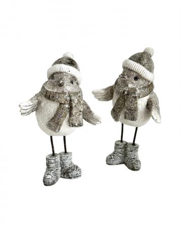 Новорічна фігурка "Синичка", розмір 13х8см 