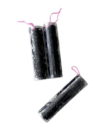 Резинки силіконові в тубусі, чорні