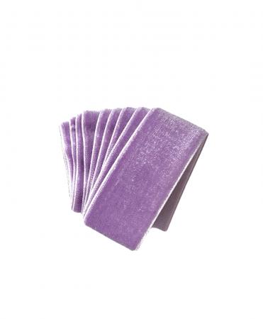 Оксамитова стрічка 2,5см бузкового кольору 