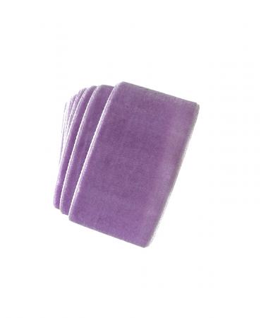 Оксамитова стрічка 4см бузкового кольору