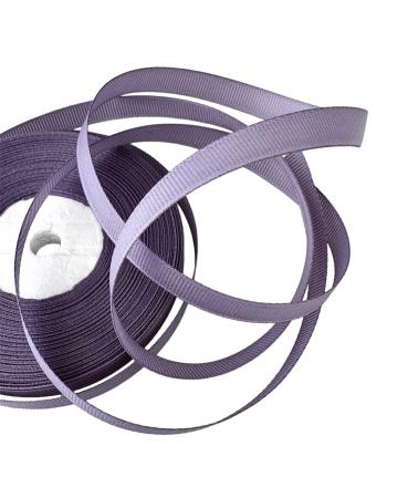 Репсова стрічка 1см темно бузкового кольору