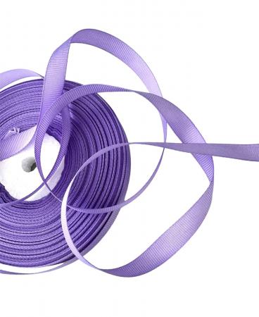 Репсова стрічка 1см бузкового кольору