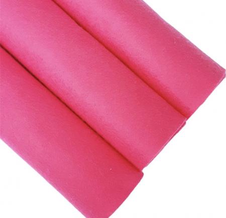 Корейський м"який фетр (RN09) яскраво рожевого кольору