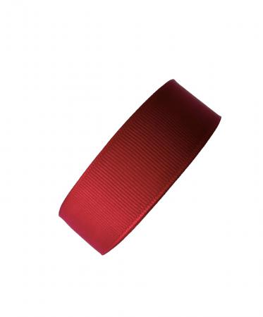 Репсова стрічка 2,5см бордового кольору