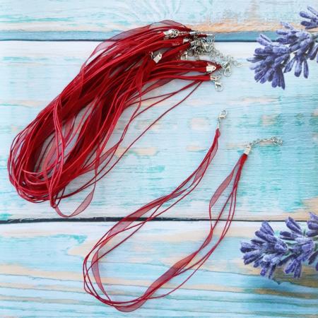 Основа для підвісок бордового кольору