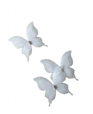 Шифонові метелики білого кольору