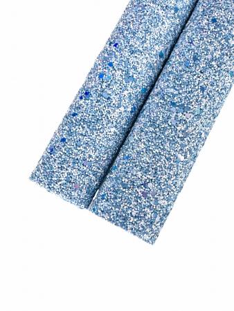 Глітер блакитного кольору, розмір 20х16,5см