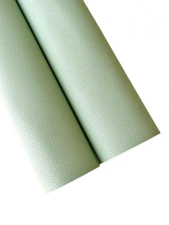 Еко шкіра текстурна, блідо м"ятного кольору, розмір 20х16,5см