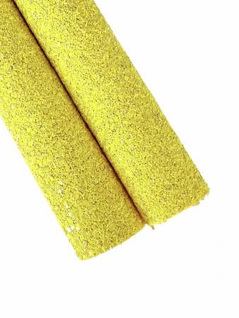 Глітер "матові блискітки", розмір 20х16,5см, жовтого кольору