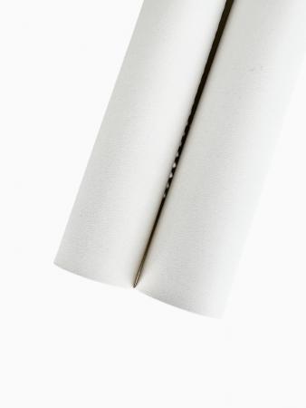 Еко шкіра матова, білого кольору, відріз 20х16,5см