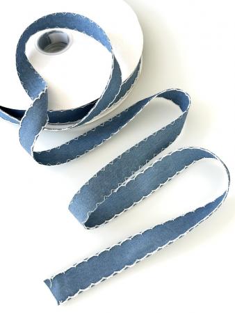 Стрічка джинсова, шириною 2,5см 