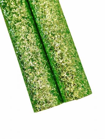 Глітер "Крупний блиск", розмір 20х16,5см, салатового кольору