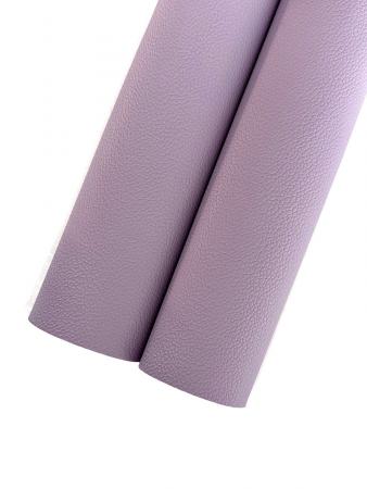 Еко шкіра текстурна, бузкового кольору, розмір 20х16,5см