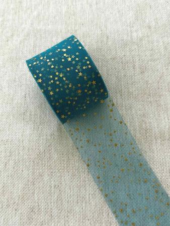 Фатин морська хвиля в золоті зірочки