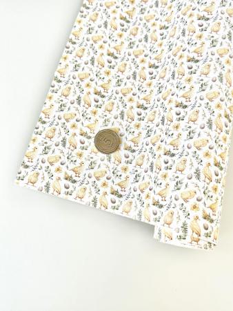 Еко шкіра "Курчата", розмір 19,5х15см